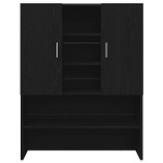 vidaXL Dulap mașină de spălat stejar negru 70,5x25,5x90 cm vidaXL Dulap mașină de spălat stejar negru 70,5x25,5x90 cm