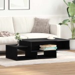 vidaXL Măsuță de cafea, stejar negru, 105x55x32 cm, lemn prelucrat vidaXL Măsuță de cafea, stejar negru, 105x55x32 cm, lemn prelucrat