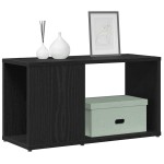 vidaXL Dulap TV Stejar Negru 60x24x32 cm Lemn prelucrat