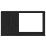 vidaXL Dulap TV Stejar Negru 60x24x32 cm Lemn prelucrat
