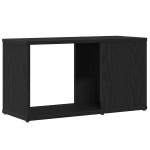 vidaXL Dulap TV Stejar Negru 60x24x32 cm Lemn prelucrat