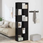 vidaXL Dulap cu cărți/Separator de cameră Stejar negru 60x24x186 cm vidaXL Dulap cu cărți/Separator de cameră Stejar negru 60x24x186 cm