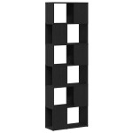 vidaXL Dulap cu cărți/Separator de cameră Stejar negru 60x24x186 cm vidaXL Dulap cu cărți/Separator de cameră Stejar negru 60x24x186 cm