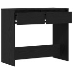 vidaXL Consolă Stejar negru 89x41x76,5 cm Lemn prelucrat vidaXL Consolă Stejar negru 89x41x76,5 cm Lemn prelucrat