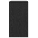 vidaXL Servantă, stejar negru, 70x41x75cm, lemn prelucrat