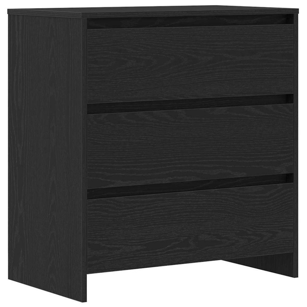 vidaXL Servantă, stejar negru, 70x41x75cm, lemn prelucrat