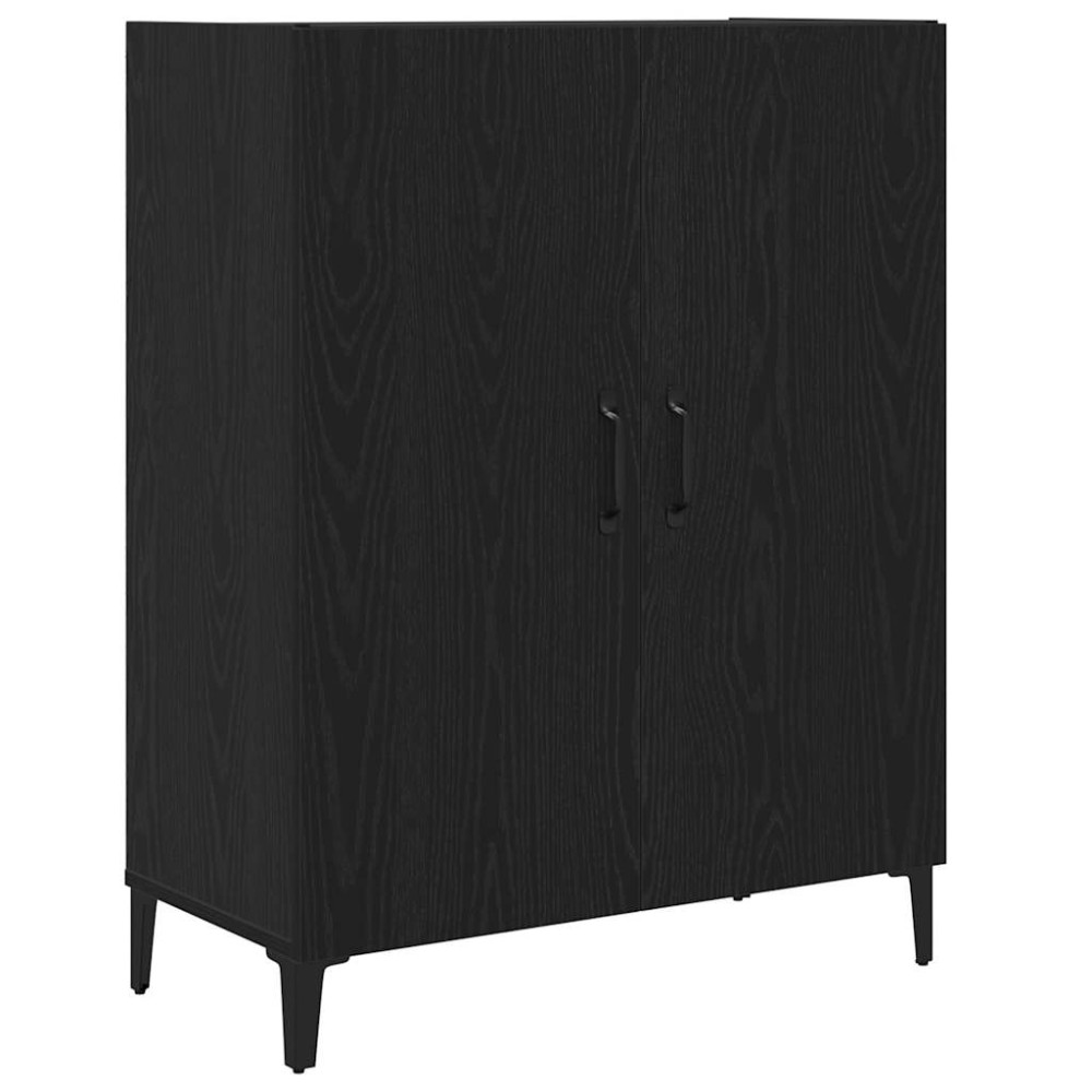 vidaXL Bufetă Stejar negru 69,5x34x90 cm lemn prelucrat