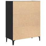 vidaXL Bufetă Stejar negru 69,5x34x90 cm lemn prelucrat vidaXL Bufetă Stejar negru 69,5x34x90 cm lemn prelucrat
