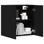 vidaXL Dulap de perete, stejar negru, 60x31x60 cm, lemn stratificat