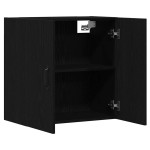 vidaXL Dulap de perete, stejar negru, 60x31x60 cm, lemn stratificat