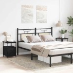 vidaXL Noptiere 2 buc. stejar negru 34x35,5x50 cm lemn stratificat