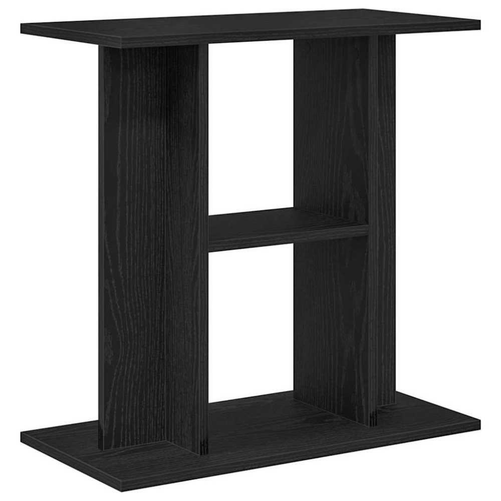 vidaXL Suport pentru acvariu Stejar negru 60x30x60 cm lemn prelucrat