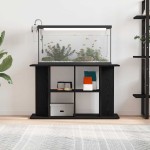 vidaXL Suport acvariu Stejar negru 100x40x60 cm Lemn prelucrat vidaXL Suport acvariu Stejar negru 100x40x60 cm Lemn prelucrat