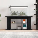 vidaXL Suport acvariu Stejar negru 120x40x60 cm Lemn prelucrat vidaXL Suport acvariu Stejar negru 120x40x60 cm Lemn prelucrat
