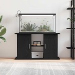 vidaXL Suport acvariu Stejar negru 101x41x58 cm Lemn prelucrat vidaXL Suport acvariu Stejar negru 101x41x58 cm Lemn prelucrat