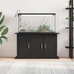 vidaXL Suport acvariu Stejar negru 101x41x58 cm Lemn prelucrat vidaXL Suport acvariu Stejar negru 101x41x58 cm Lemn prelucrat