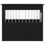 vidaXL Cușcă pentru câini, stejar negru, 80x55x68 cm, lemn stratificat vidaXL Cușcă pentru câini, stejar negru, 80x55x68 cm, lemn stratificat