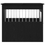 vidaXL Cușcă pentru câini, stejar negru, 80x64,5x71 cm, lemn stratificat