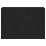 vidaXL Comodă TV din stejar negru 60x30x41 cm, lemn stratificat vidaXL Comodă TV din stejar negru 60x30x41 cm, lemn stratificat