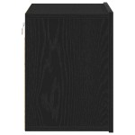 vidaXL Comodă TV din stejar negru 60x30x41 cm, lemn stratificat vidaXL Comodă TV din stejar negru 60x30x41 cm, lemn stratificat