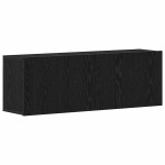 vidaXL Mobilier TV 2 buc., stejar negru, 120x30x41 cm, lemn stratificat