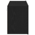 vidaXL Mobilier TV 2 buc., stejar negru, 120x30x41 cm, lemn stratificat