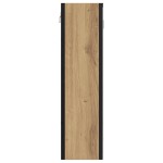 vidaXL Dulap cu oglindă pentru baie Stejar Artisan Lemn prelucrat vidaXL Dulap cu oglindă pentru baie Stejar Artisan Lemn prelucrat