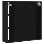 vidaXL Dulap cu oglindă de baie stejar negru 60x16x60cm lemn prelucrat vidaXL Dulap cu oglindă de baie stejar negru 60x16x60cm lemn prelucrat