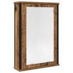 vidaXL Dulap cu oglindă de baie lemn vechi 42x12x60 cm lemn prelucrat vidaXL Dulap cu oglindă de baie lemn vechi 42x12x60 cm lemn prelucrat