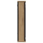 vidaXL Dulap cu oglindă pentru baie Stejar Artisan Lemn prelucrat vidaXL Dulap cu oglindă pentru baie Stejar Artisan Lemn prelucrat