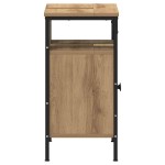 vidaXL Dulap pentru chiuveta de baie Stejar Artisan lemn prelucrat vidaXL Dulap pentru chiuveta de baie Stejar Artisan lemn prelucrat