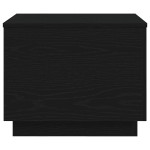 vidaXL Masuta de cafea cu lumini LED Stejar negru 50x50x40 cm vidaXL Masuta de cafea cu lumini LED Stejar negru 50x50x40 cm