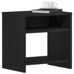 vidaXL Noptiera stejar negru 40x30x40 cm lemn prelucrat