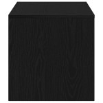 vidaXL Dulap TV Stejar Negru 100x40x40 cm Lemn prelucrat