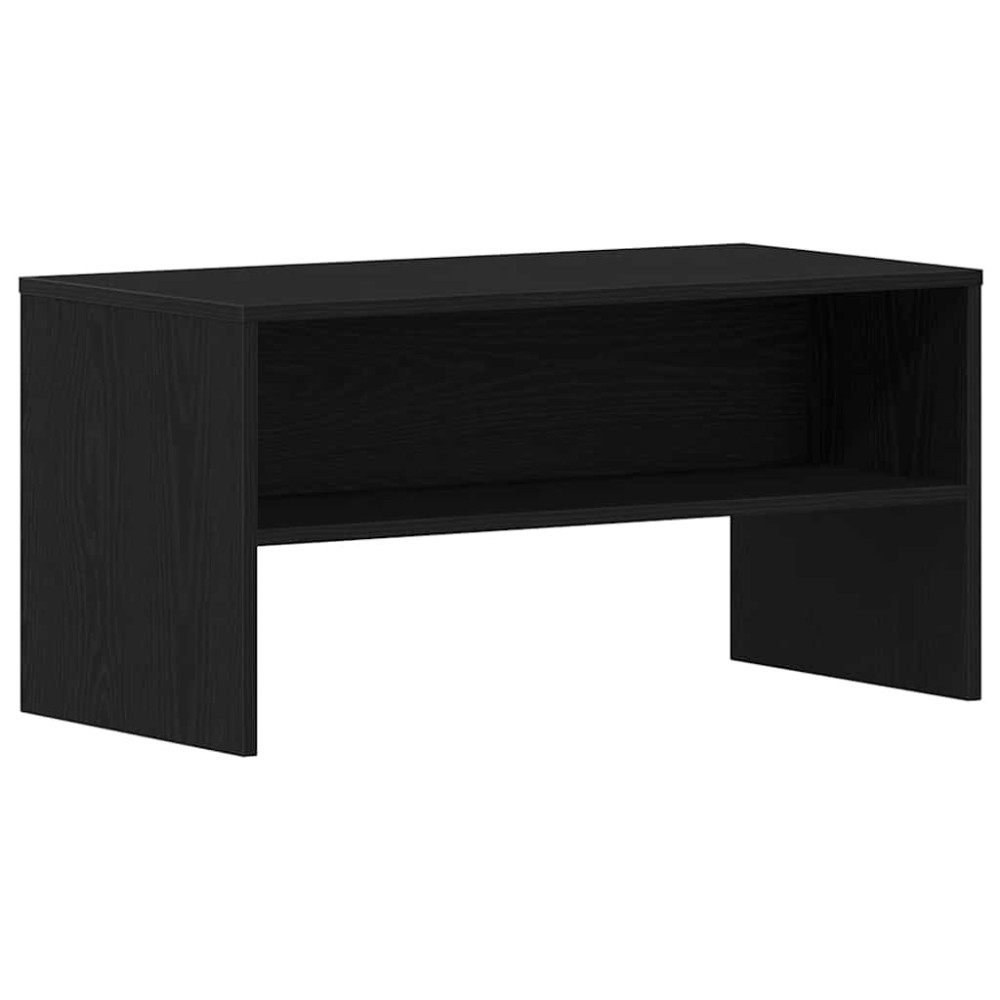 vidaXL Dulap TV Stejar Negru 80x40x40 cm Lemn prelucrat