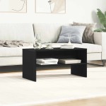 vidaXL Dulap TV Stejar Negru 80x40x40 cm Lemn prelucrat