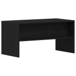 vidaXL Dulap TV Stejar Negru 80x40x40 cm Lemn prelucrat
