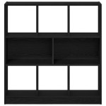 vidaXL Dulap cu cărți stejar negru 97,5x29,5x100 cm lemn prelucrat vidaXL Dulap cu cărți stejar negru 97,5x29,5x100 cm lemn prelucrat