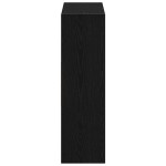 vidaXL Dulap cu cărți stejar negru 97,5x29,5x100 cm lemn prelucrat vidaXL Dulap cu cărți stejar negru 97,5x29,5x100 cm lemn prelucrat