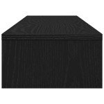 vidaXL Suport monitor stejar negru 100x24x13 cm lemn stratificat