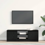 vidaXL Dulap TV Stejar Negru 102x30x36 cm Lemn prelucrat
