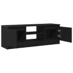 vidaXL Dulap TV Stejar Negru 102x30x36 cm Lemn prelucrat