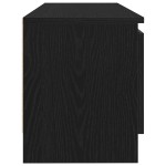 vidaXL Dulap TV Stejar Negru 102x30x36 cm Lemn prelucrat