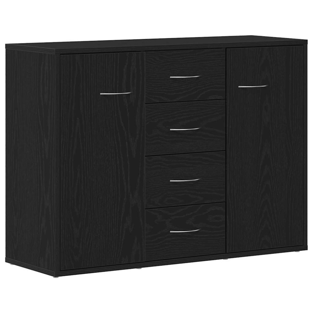 vidaXL Bufetă, stejar negru, 88x30x64 cm, lemn prelucrat