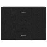 vidaXL Bufetă, stejar negru, 88x30x64 cm, lemn prelucrat vidaXL Bufetă, stejar negru, 88x30x64 cm, lemn prelucrat