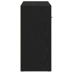 vidaXL Bufetă, stejar negru, 88x30x64 cm, lemn prelucrat vidaXL Bufetă, stejar negru, 88x30x64 cm, lemn prelucrat