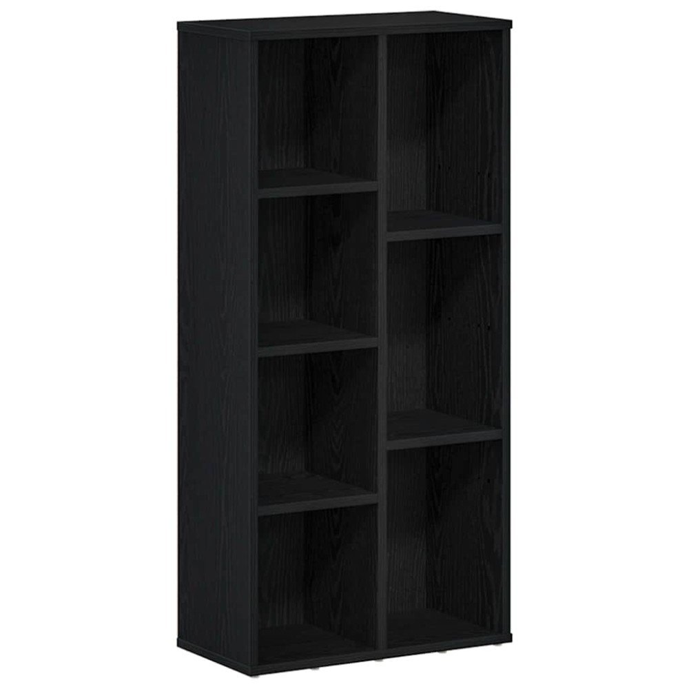 vidaXL Bibliotecă, stejar negru, 50x25x104 cm, lemn prelucrat