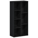 vidaXL Bibliotecă, stejar negru, 50x25x104 cm, lemn prelucrat vidaXL Bibliotecă, stejar negru, 50x25x104 cm, lemn prelucrat