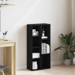 vidaXL Bibliotecă, stejar negru, 50x25x104 cm, lemn prelucrat vidaXL Bibliotecă, stejar negru, 50x25x104 cm, lemn prelucrat