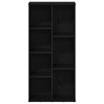 vidaXL Bibliotecă, stejar negru, 50x25x104 cm, lemn prelucrat vidaXL Bibliotecă, stejar negru, 50x25x104 cm, lemn prelucrat